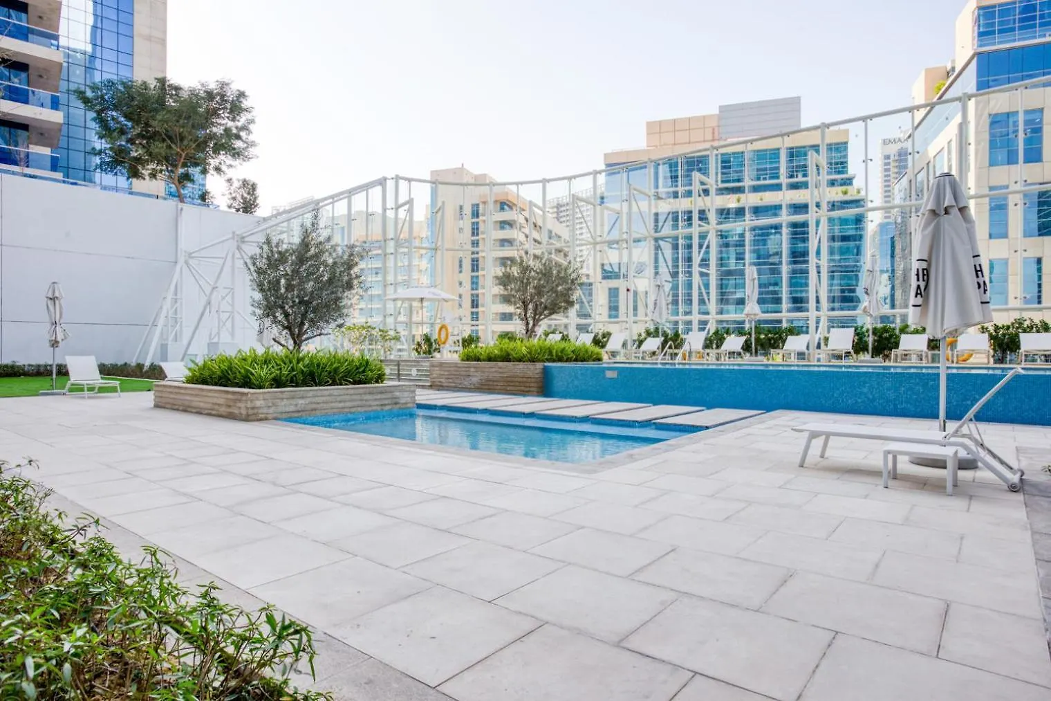 アパート Blueground The Pad City View Pool Gym Dxb-1245 ドバイ