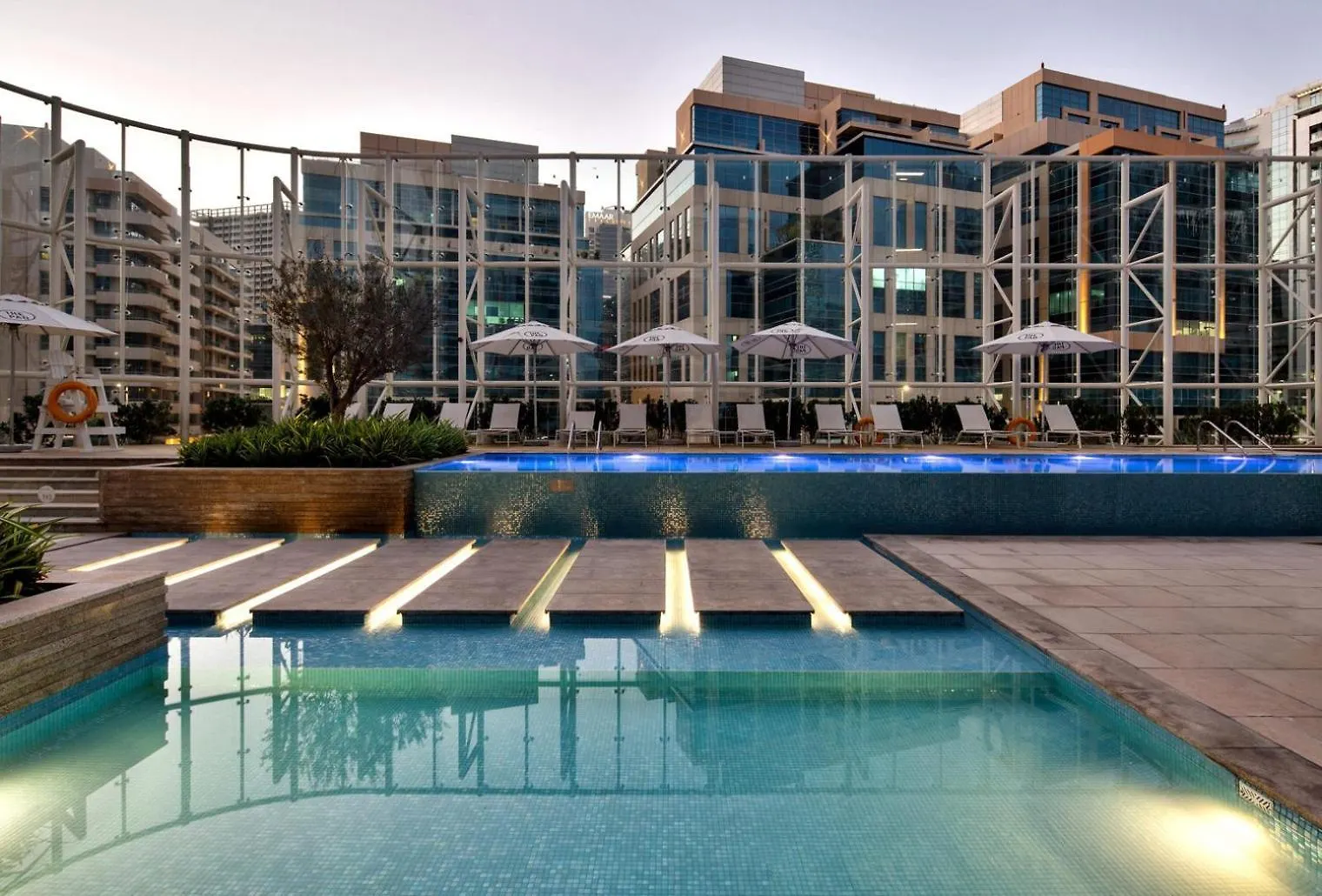 アパート Blueground The Pad City View Pool Gym Dxb-1245 ドバイ